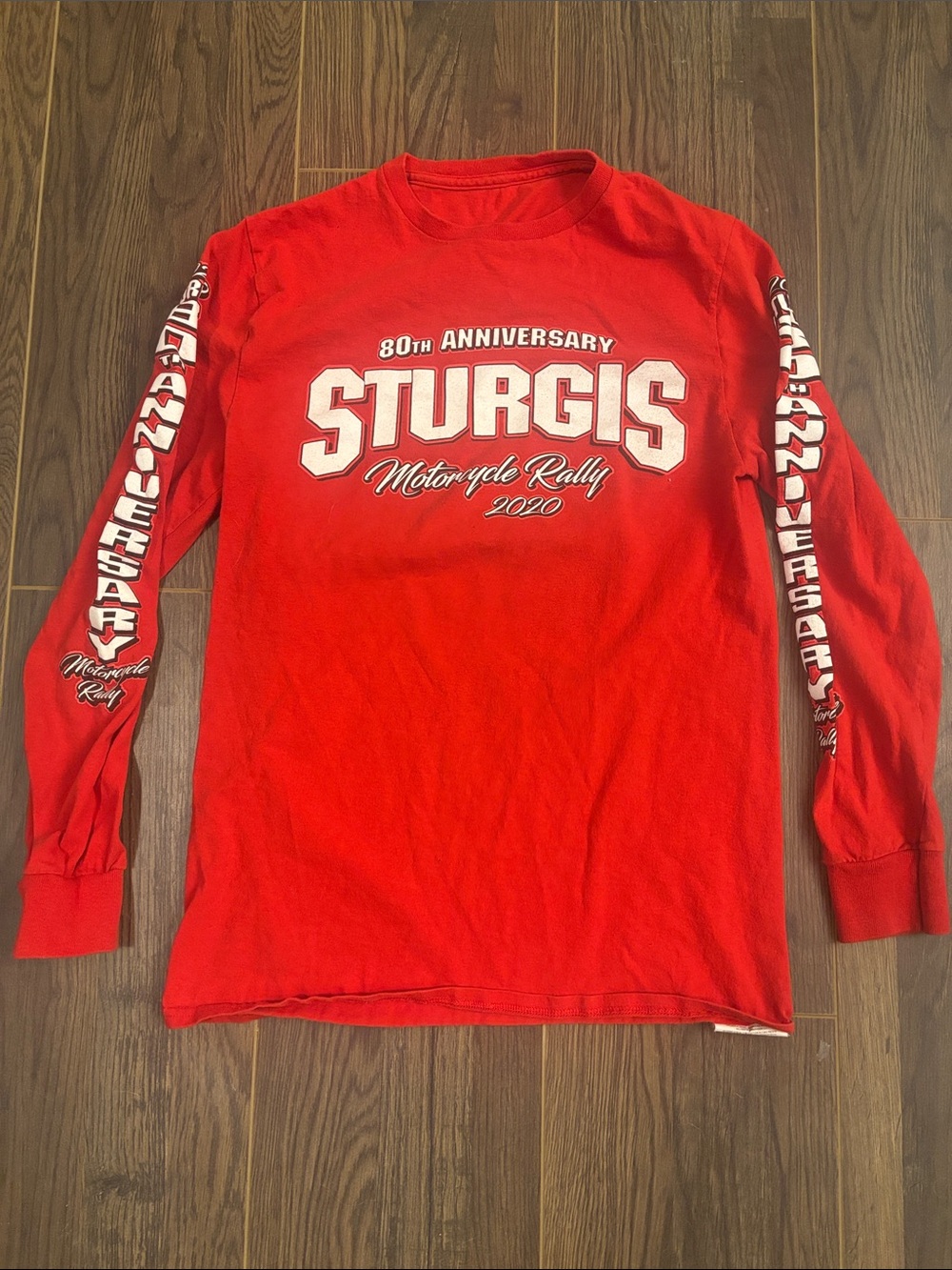 Sturgis 80th Anniversary Red Long Sleeve Shirt